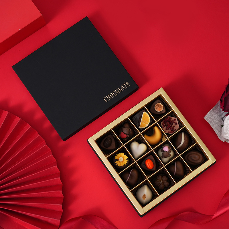 松露球可星空DIYlogo包装礼盒情人节169手工巧克力宫格