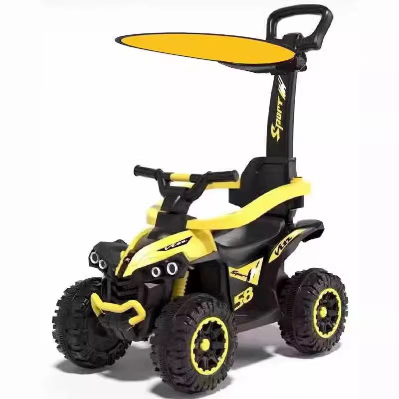 Exportación transfronteriza cochecito para bebés, andador para niños de 1 a 5 años, andador de empuje manual, coche de juguete, defensa lateral