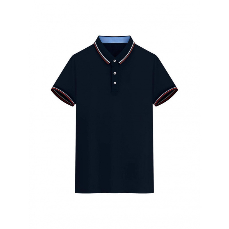 Summer All-Around Antibacterial and Anti-Mite Collared Short-Sleeve Polo Shirt Custom Workwear