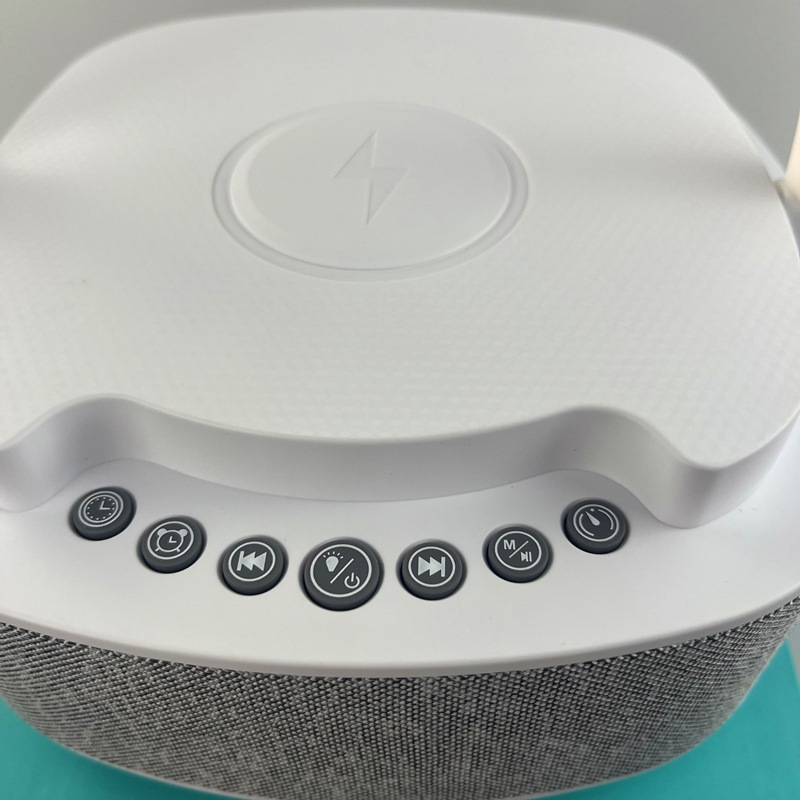 Transfronterizo nuevo ruido blanco inalámbrico cargar altavoces Bluetooth s301 reloj alarma LED luz portátil de alto volumen de sonido