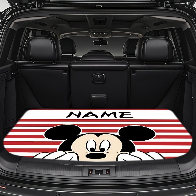 Cute Mickey Car Trunk Mat, Universal for All Seasons, Dust-Proof and Dirt-Resistant Floor Mat for the Car, Factory Direct Sales, Dropshipping Available