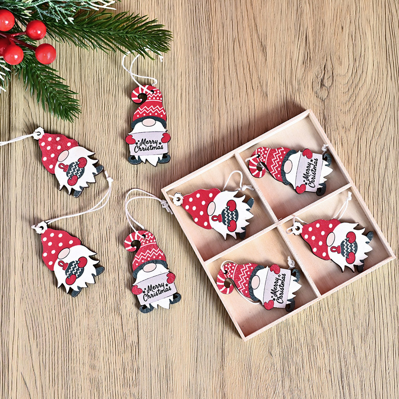 クリスマスの木製のペンダントクリスマスのペンダントクリスマスの装飾品|undefined