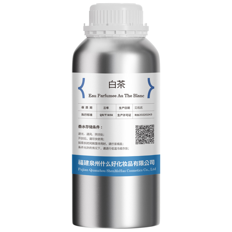 Manufacturer Wholesale Refill Liquid 1L Original Bulk Perfume Oil White Tea Sample Refill Affordable Long-Lasting Fragrance for Stall Sales