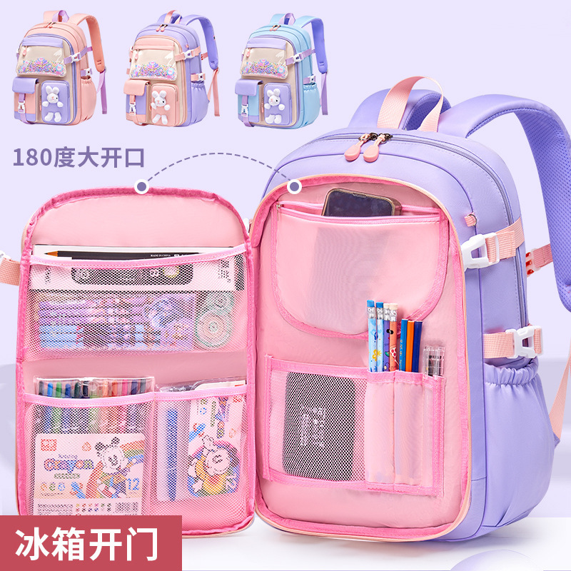 Mochila Escolar Infantil de Tela Oxford, Transpirable e Impermeable, para Uso Escolar image 3