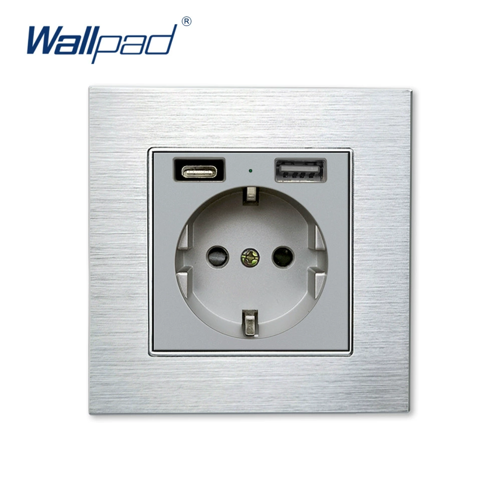 Порт зарядки USB Type C Wallpad 5V 2400mA EU немецкий испанский SOC