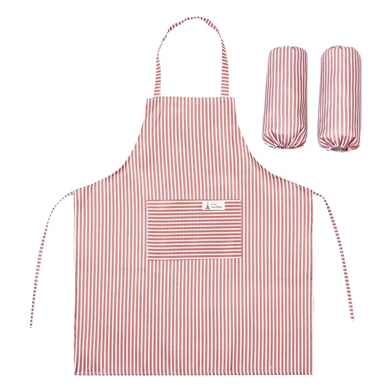 Otoño e Invierno delantal hogar cocina impermeable limpieza antiincrustante oversleeve medio cuerpo traje engrosada con oversleeve S210