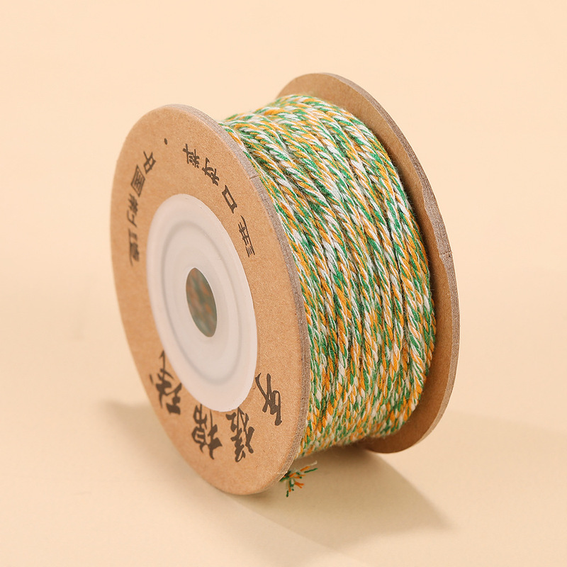 メーカーのチベット手巻き綿ロープ編みロープ DIY 文具ブレスレットネックレスジュエリーロープ手巻き綿糸巻きロープ|undefined