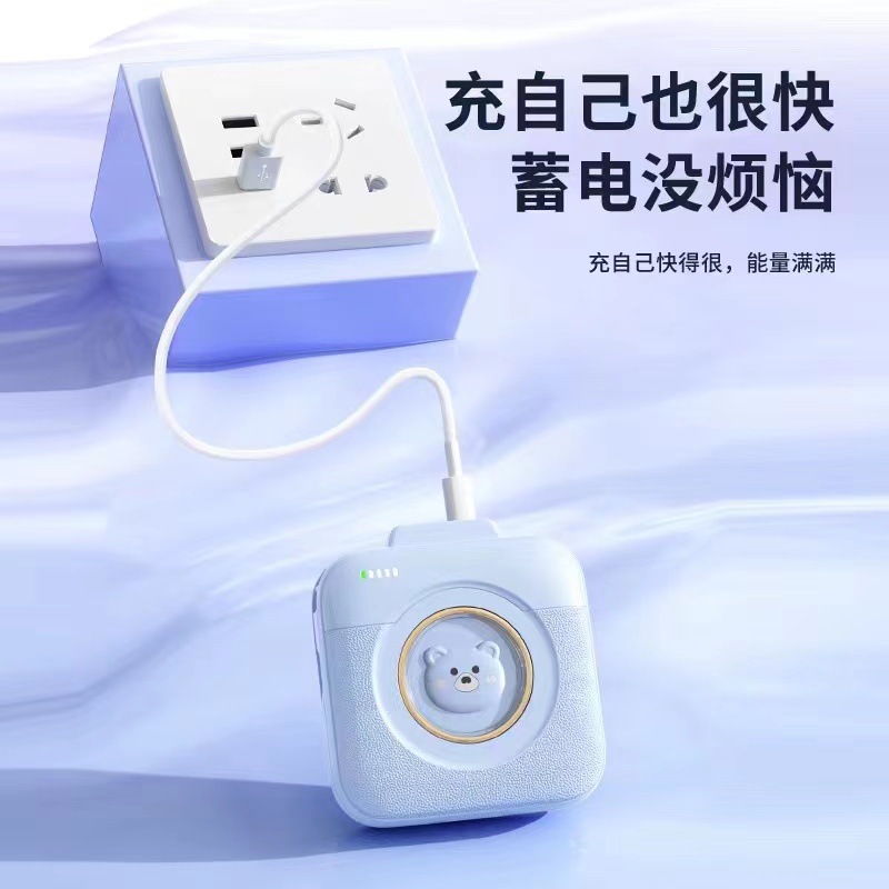 Gran capacidad de nuevo 2w miliamperios mini carga rápida fuente de alimentación portátil al aire libre con cable en stock