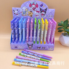 クリエイティブアニメ0.5ボールペンを押すかわいい造形学生がペンを書く子供の高颜値エッセイ文房具