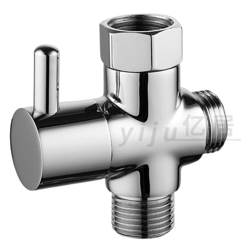 Медный быстросъемный Трехходовой водоотделитель 4-х точечная насадка для душа один в два клапана, переключающий клапан преобразователя