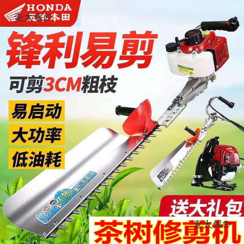 五羊本田茶树修剪机割茉莉花机横县绿篱机四冲程汽油机园林麦太保