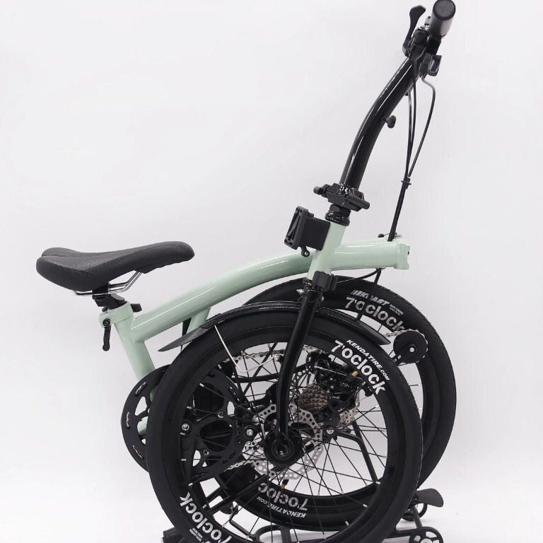 Mint Xiaobu Folding Bike T9D-20D Disc Brake 9-Speed Unisex Bicycle Pushable Foldable Small Wheel Bike