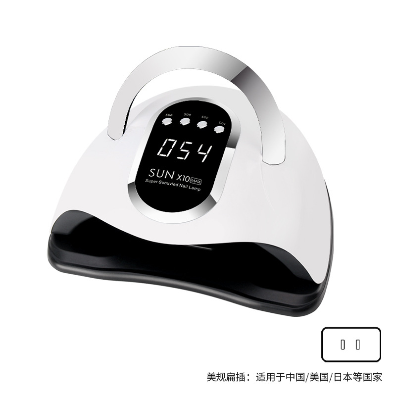 Lámpara portátil de uñas, lámpara de terapia de luz de alta potencia, lámpara de horneado de uñas, tienda de uñas, máquina especial de secado rápido de uñas 280w