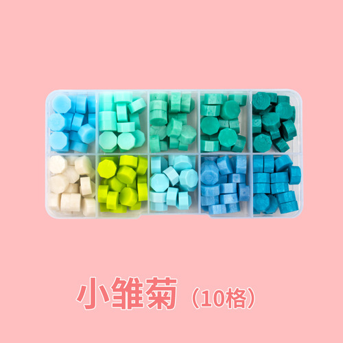 Retro fire paint seal set fire paint seal head complete set wholesale fire paint wax particles fire paint complete gift box set