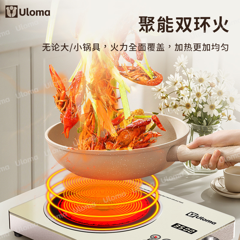 Плита электрическая керамическая Uloma WQ-888 3500 Вт