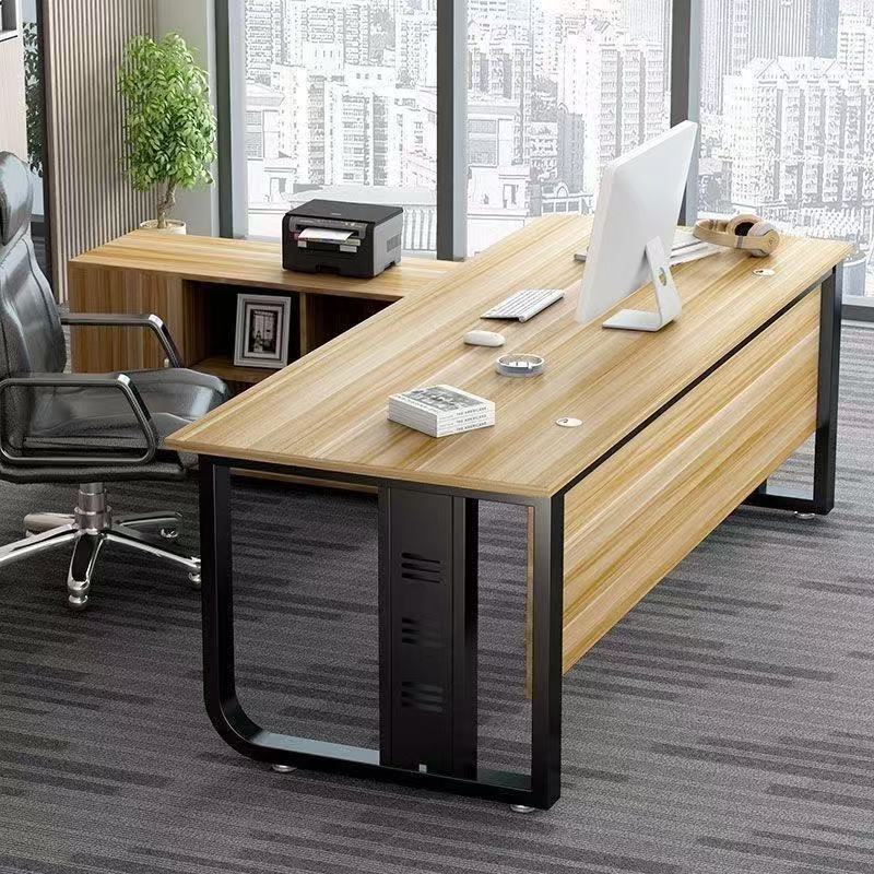 Modern Office Executive Desk Single Workstation Manager Desk Staff Desk and Chair Set Computer Desk