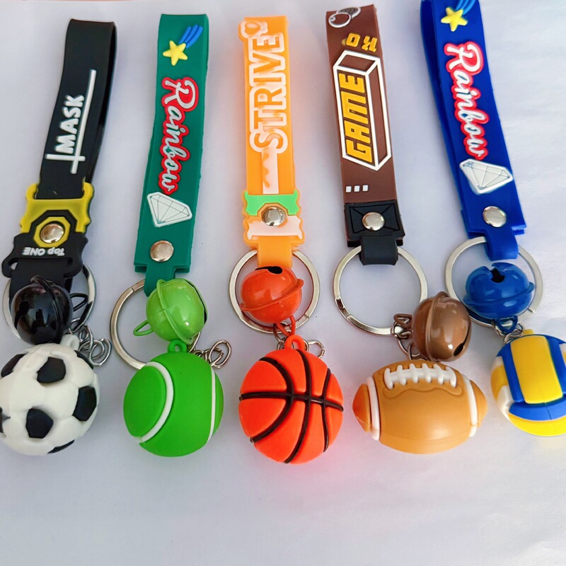 Cartoon cute doll keychain car key pendant student backpack accessory couple cheap small gift manufacturer