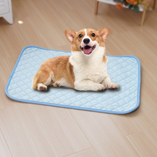 Pet mat washable for reuse, dog urine pad, water-absorbent, anti-slip, quick-drying, breathable, cat training pee pad