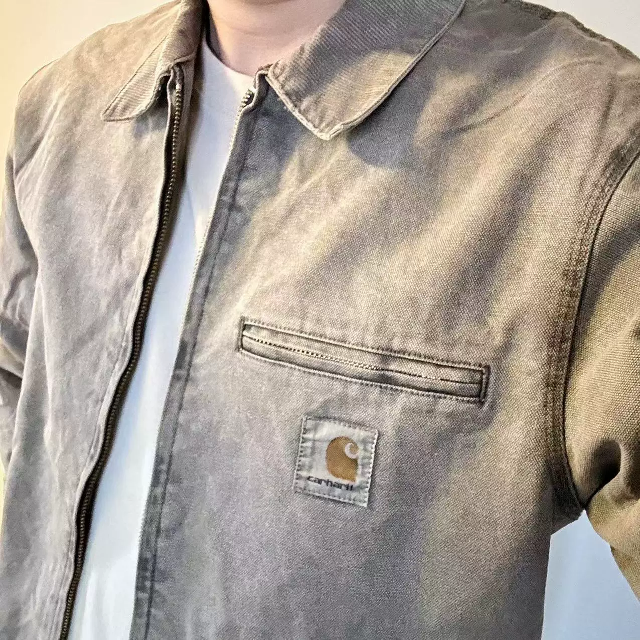 Верхняя часть Kaha CAR Detroit J01 стирка старая куртка батик жесткая мужская ретро пальто