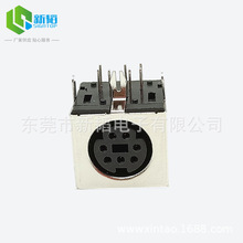 MINI DIN 7Pĸ��90�Ȳ��ʽ�������⚤ȫ��S����/ȫ��/���/�~��