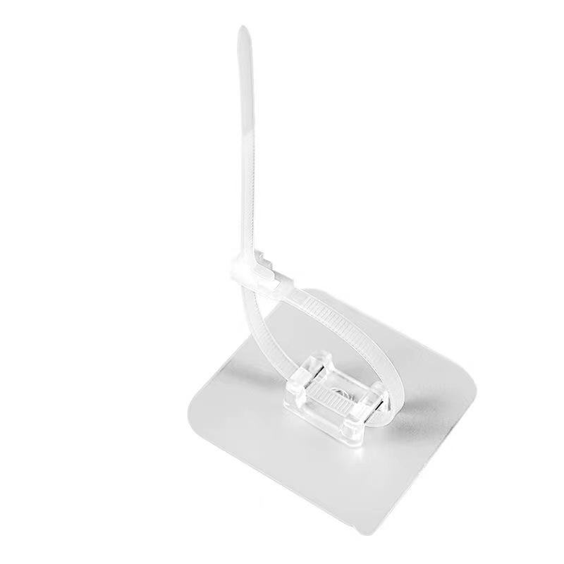 Acrylic 50 silk 6*6 two empty cable tie buckle