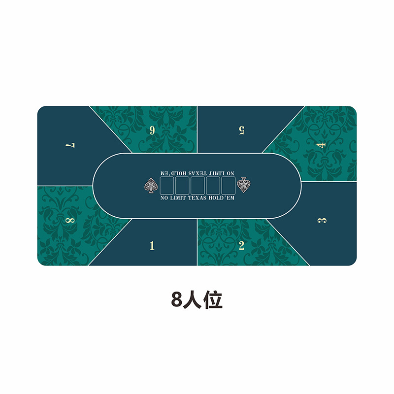 Tejas jugando a la tarjeta mantel estera redonda mesa cuadrada estera de goma estera de mesa dedicada Mahjong chip juego estera