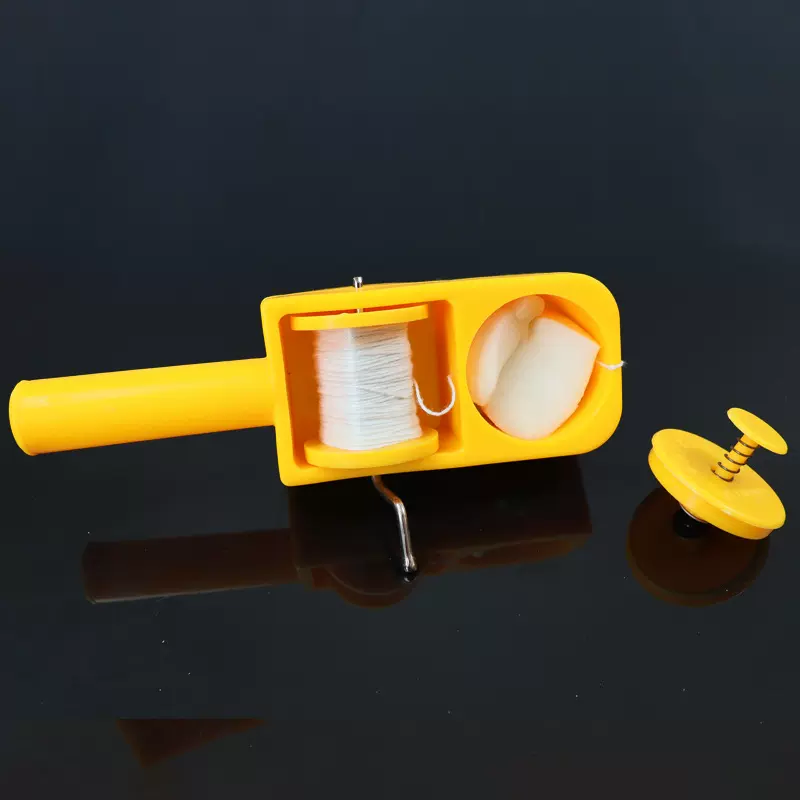 供应加厚款墨斗手摇塑料墨斗耐摔棉线20米木工专用划线器现货批发