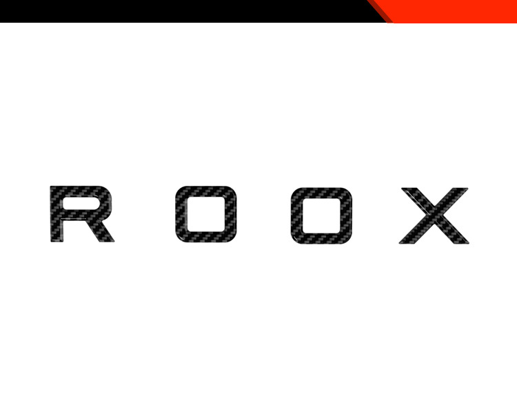 Suitable for Nissan 25 Roox Rear Trunk Car Logo Letter Decorative Stickers Car Accessories Tailgate Car Logo