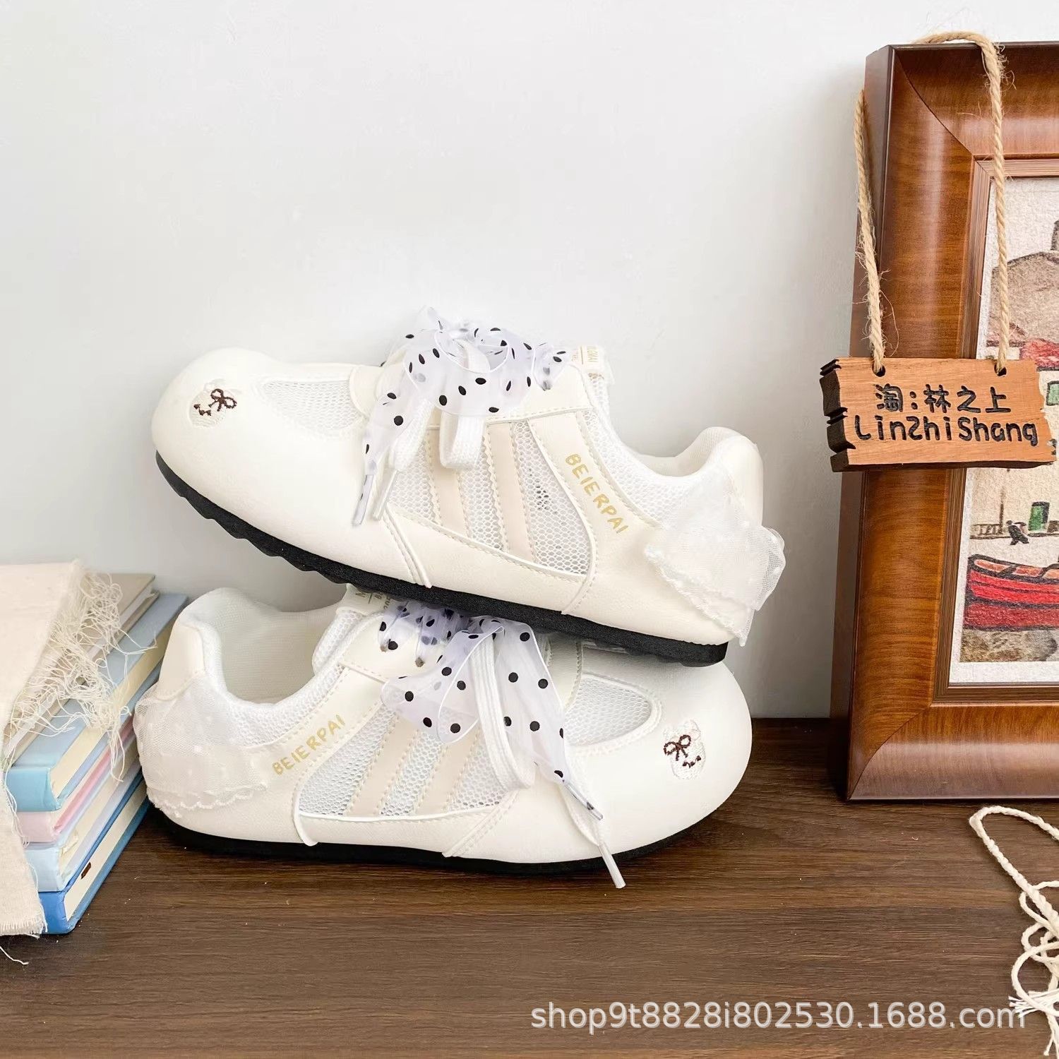 B3702 Baer2026 nuevo zapato de entrenamiento de bajo nivel de color de moda versátil estilo coreano zapatos de diseño único zapatos casuales image 2