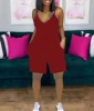 Burgundy shorts