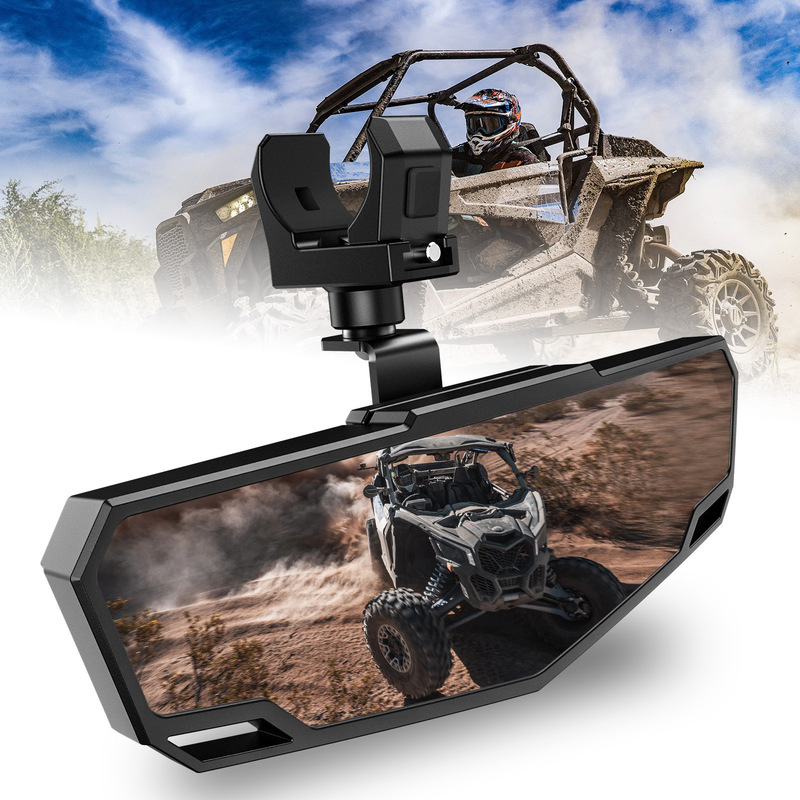 Cross-Border Exclusive Supply of Universal Utv/Atv 1.8-2inch Rearview Mirror All-Terrain Vehicle Polaris Rzr Central Mirror Cross-Border Exclusive Supply of Universal Utv/Atv 1.8-2inch Rearview Mirror All-Terrain Vehicle Polaris Rzr Central Mirror