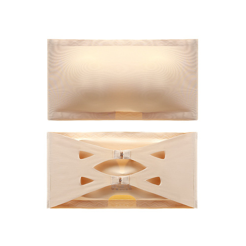 Girl's one-line waist strapless tube top bra for women anti-exposure wrapped chest gathered anti-slip beautiful back bottoming inner bra