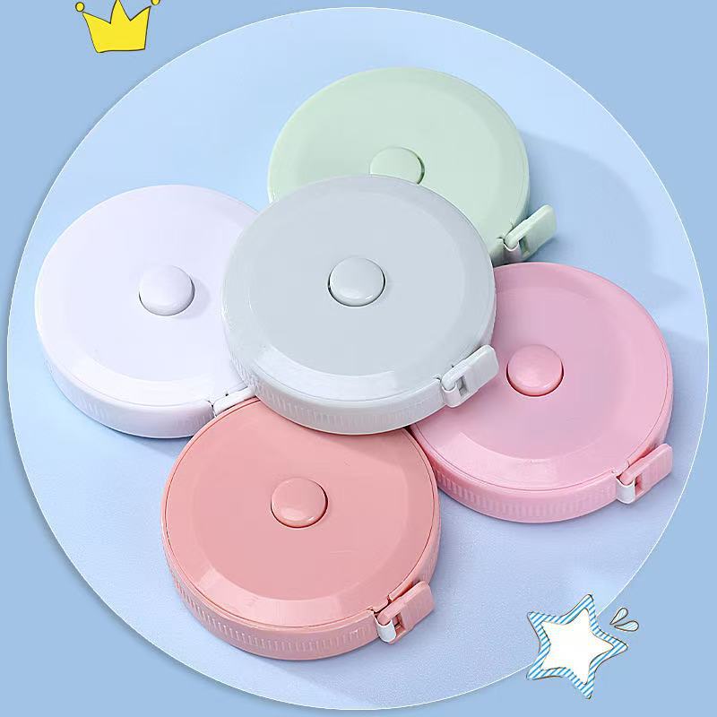 Cinta métrica retráctil portátil – Mini regla de plástico flexible, estilo europeo, multiusos