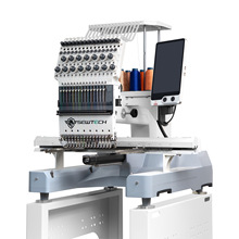 Sewtech 单头绣花机全自动电脑小型成衣帽绣40x60cm刺绣机器