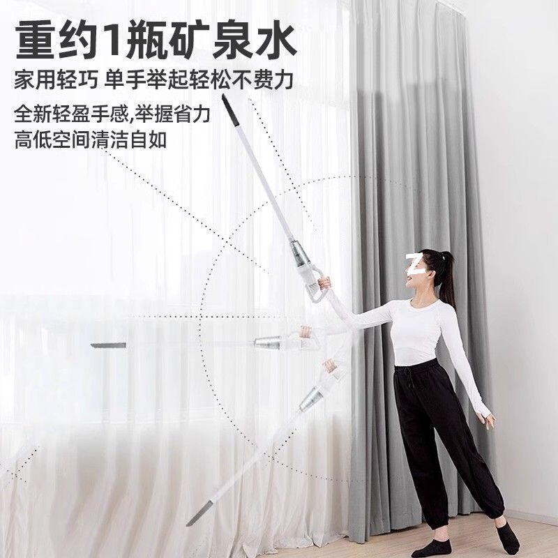 无线吸尘器家用手持式大吸力小型静音除螨小狗猫毛吸毛器批发|undefined