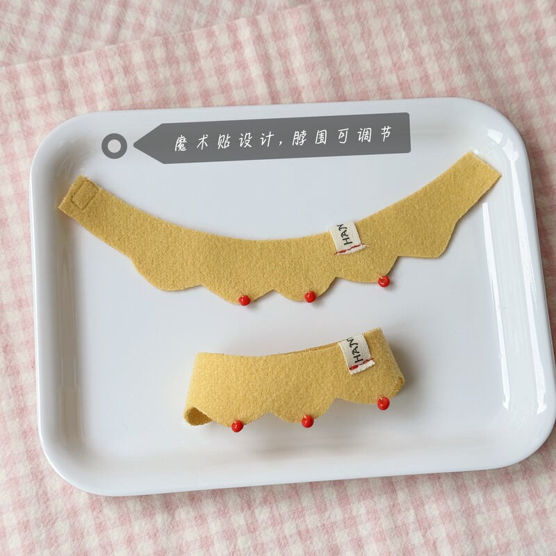 自虐的なクマの手作りベビー服 10 センチメートル人形かわいい花の襟ディズニー着替え装飾服卸売|undefined