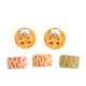 Cute kitten egg tart food play diy small jewelry cream glue accessories hairpin hole shoes buckle decorative resin accessories