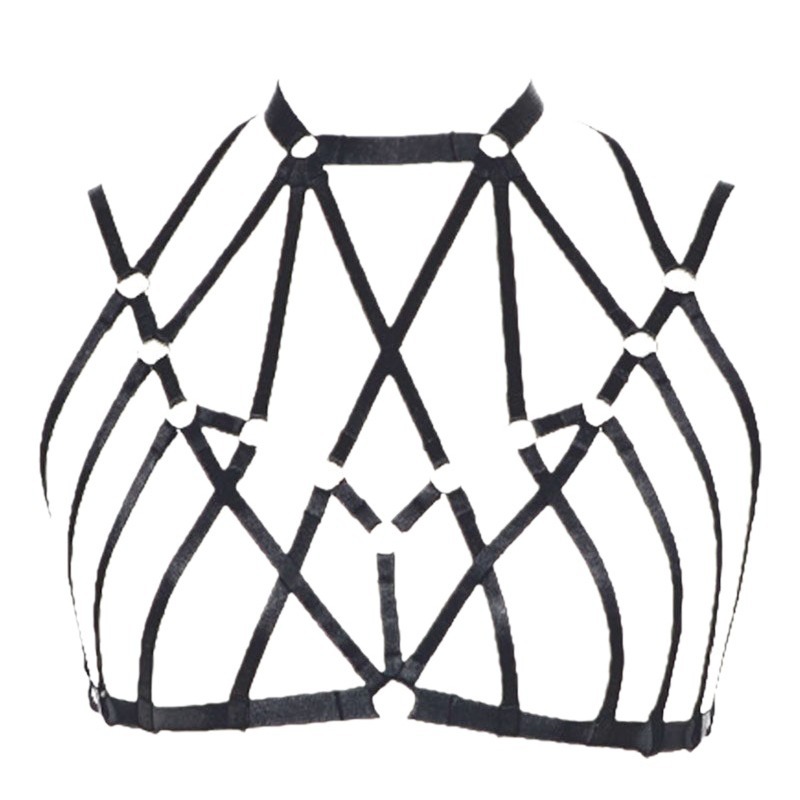 Elastic harness, multicoloured sexy underwear