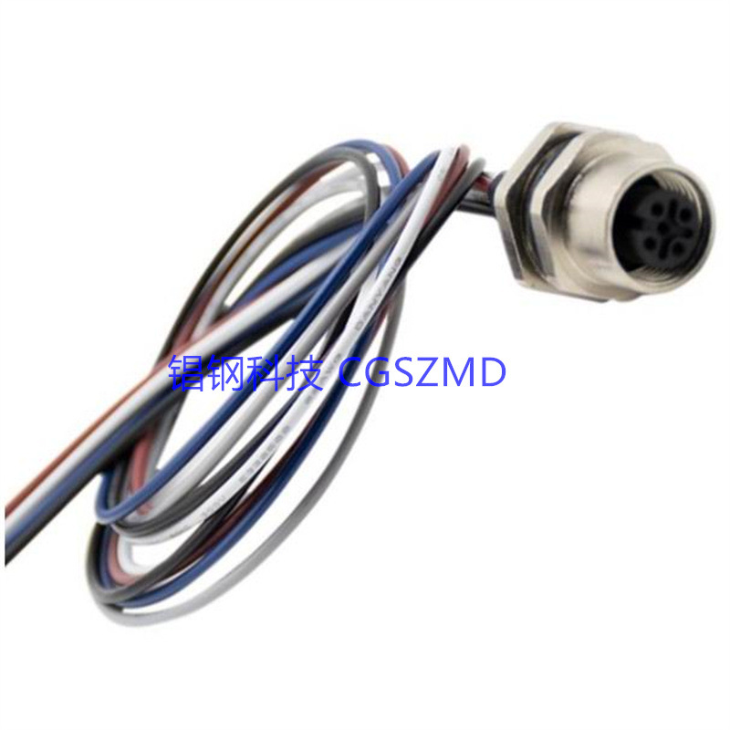 12оM12עʽIP67ͷ   M12 Straight Plug Sensor Cable