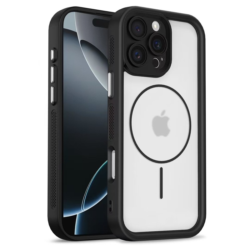 通気性と放熱性 iPhone16 携帯電話ケース 磁気 Apple 15promax 越境貿易 13 落下防止保護カバー 12|undefined