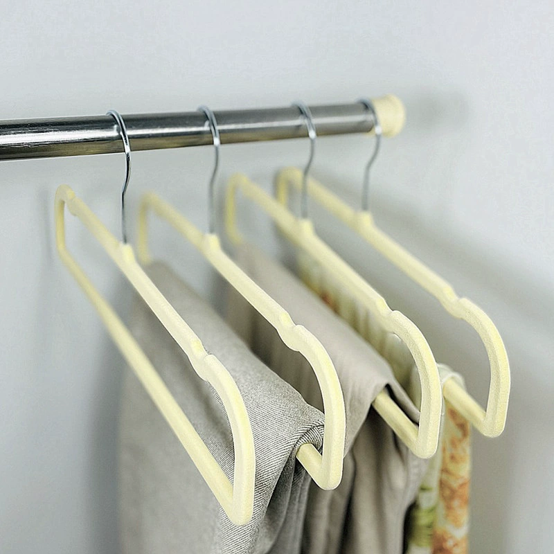 Velvet plastic rectangular trousers, universal scarf for home use, hanger