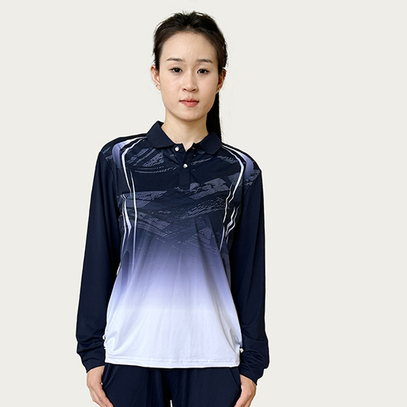 中高端夏季薄款长袖长裤健身套装运动会出场服初中高中生训练服|undefined