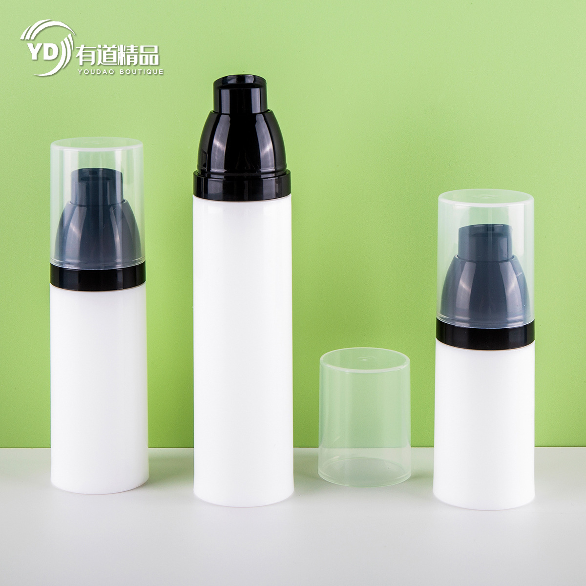 厂家15ml30ml50ml真空乳液瓶PP精华乳瓶化妆品分装瓶按压塑料空瓶