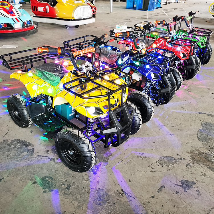 Vehículo todoterreno al aire libre para niños karting eléctrico mayorista para dos personas puede sentarse en línea cuadrada popularidad de los fabricantes de automóviles de choque