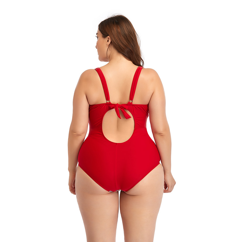 Mode féminine nouveau une pièce grande taille imprimé Sexy printemps chaud maillots de bain pour les femmes_voghion.com