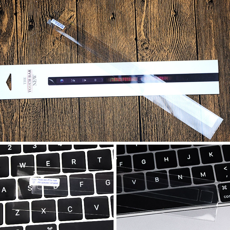 Защитная плёнка для Touch Bar (Apple MacBook Pro A1706/A1707/A2141/A2251), прозрачная 3‑inch