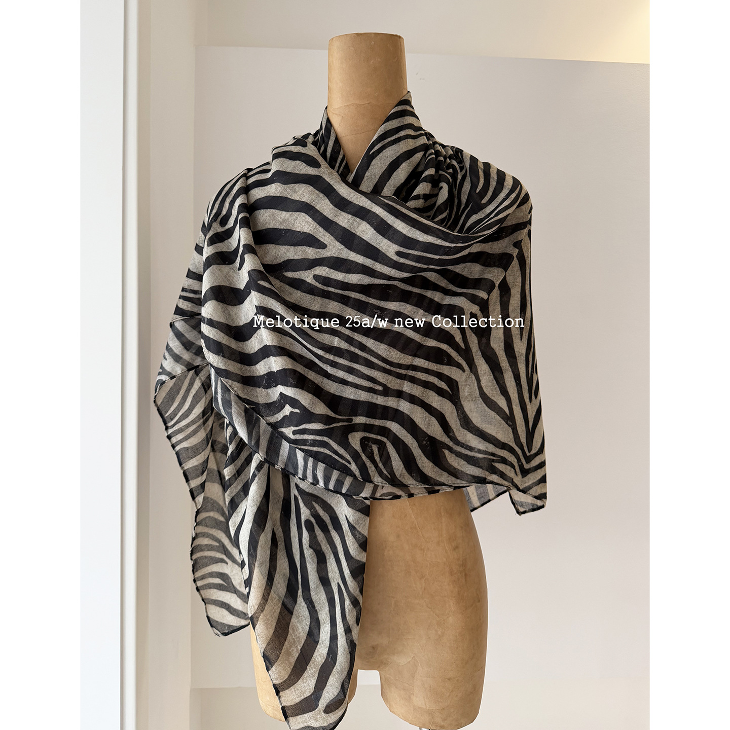 Zebra Scarf~High Quality~Zebra Pattern Slightly See-Through Silk Scarf New Shawl Dual-Purpose Women Can Be Used in All Seasons