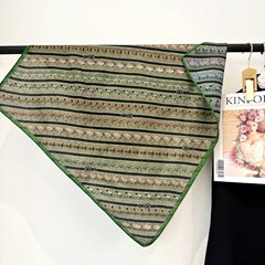 新しい70cmのベルベットのプリントの小さなスカーフ女性の夏の日焼け止めのスカーフ