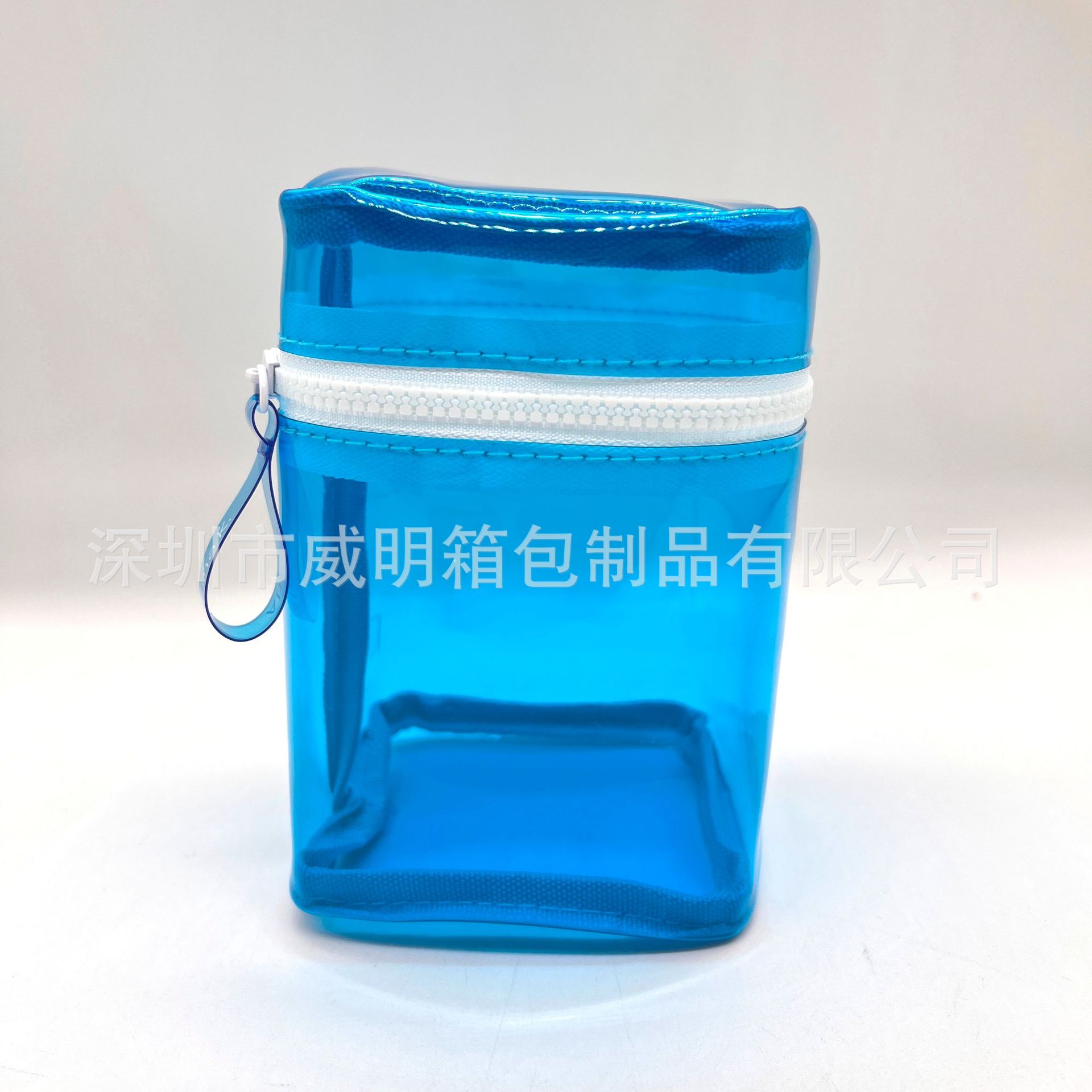 ����С���ữױ���ļ��๦��PVC��͸��PVC��ױ�� ��ӡLOGO