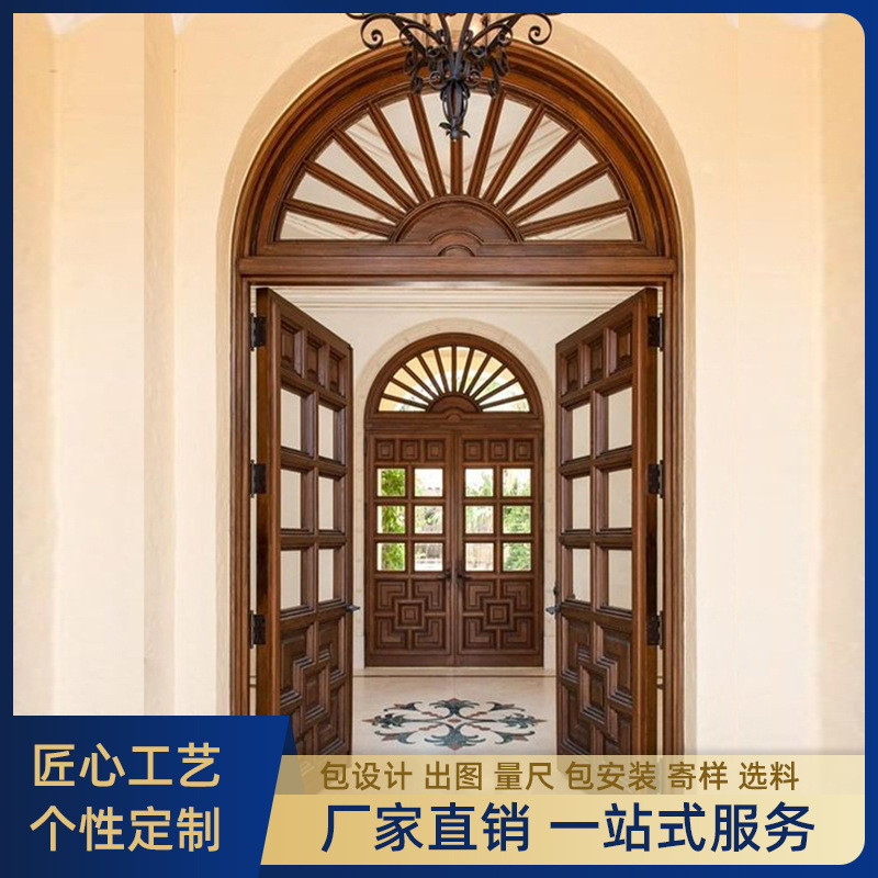 免漆木门复合实木轻奢酒店旅馆民宿工程工厂直供新款生态木门韩式